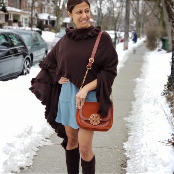 FREE SHIPPING! RARE Vintage Tory Burch Saddlebag! - Picture 3 of 12